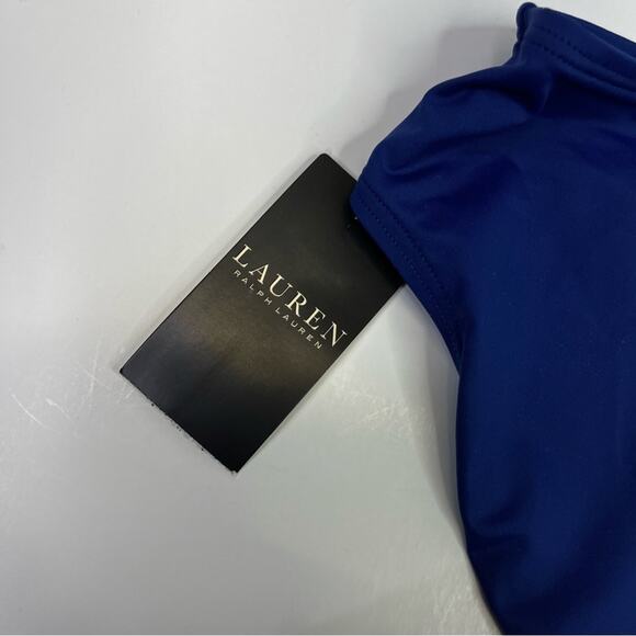 Lauren Ralph Lauren Beach Club Solids Hipster Bikini bottoms blue - 16 - Picture 9 of 11
